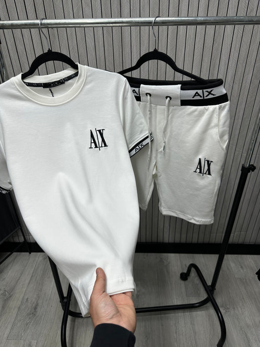 Compleu barbat AX Alb