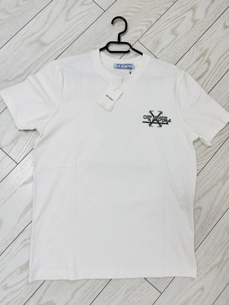 Tricou Barbat OFKaus Alb