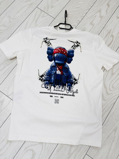 Tricou Barbat OFKaus Alb