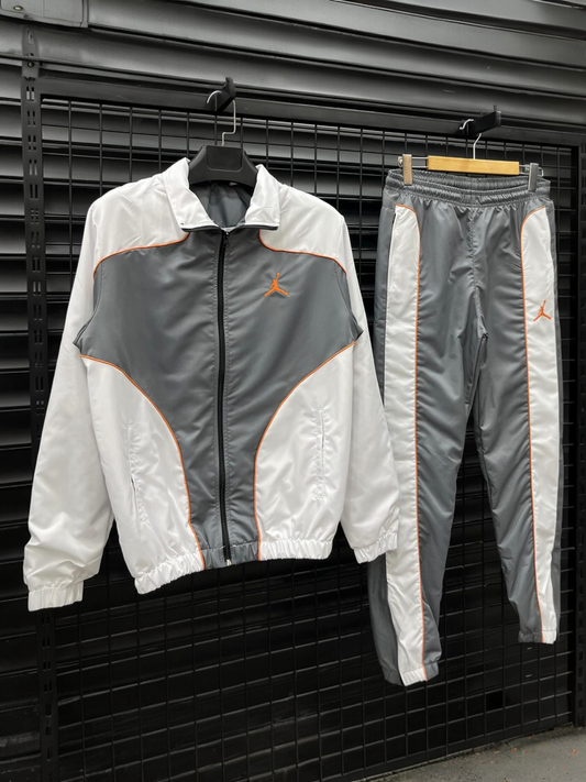 Trening Barbat JR Alb-Gri