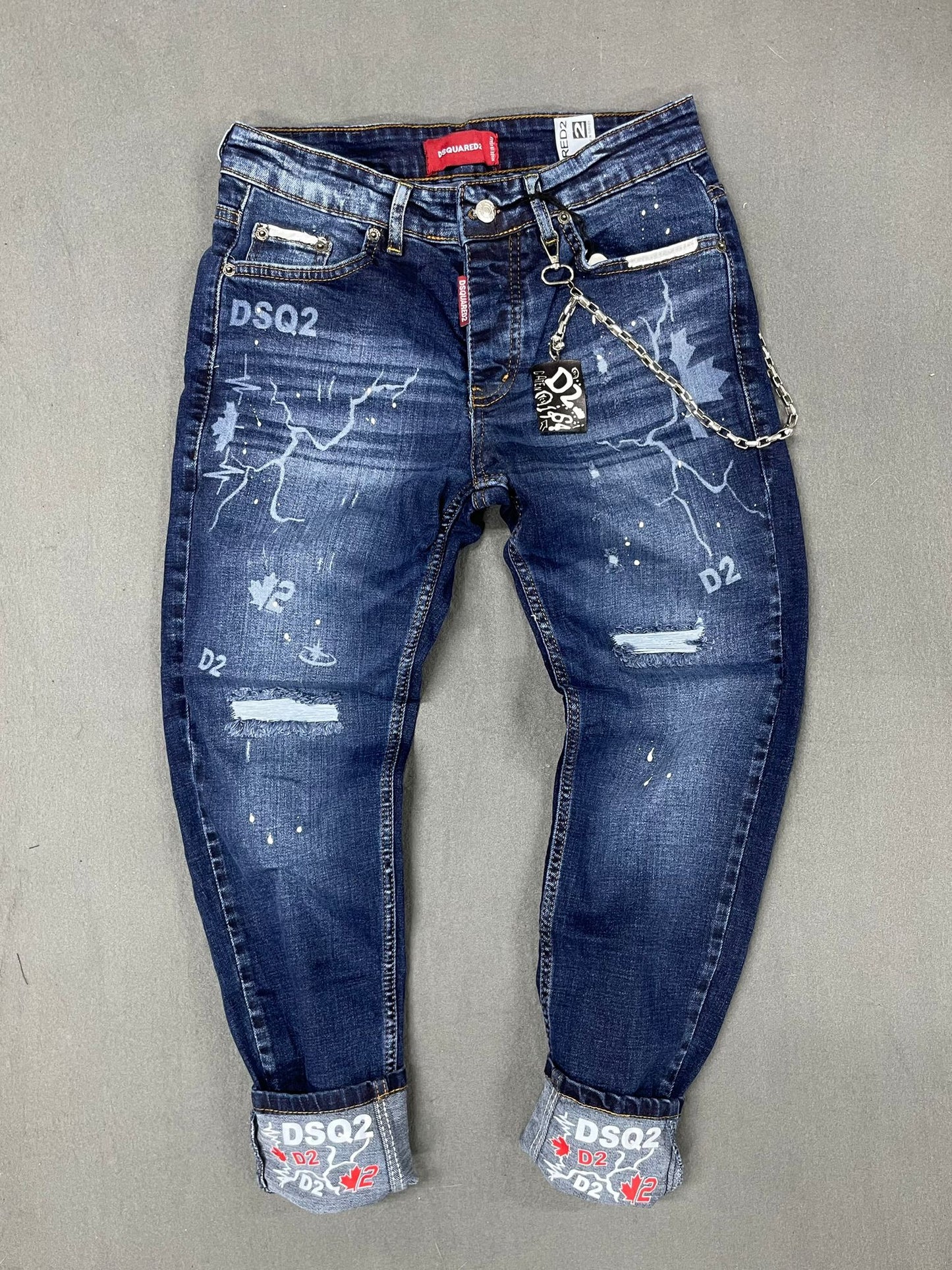 Blugi barbat D-12 Bleumarin